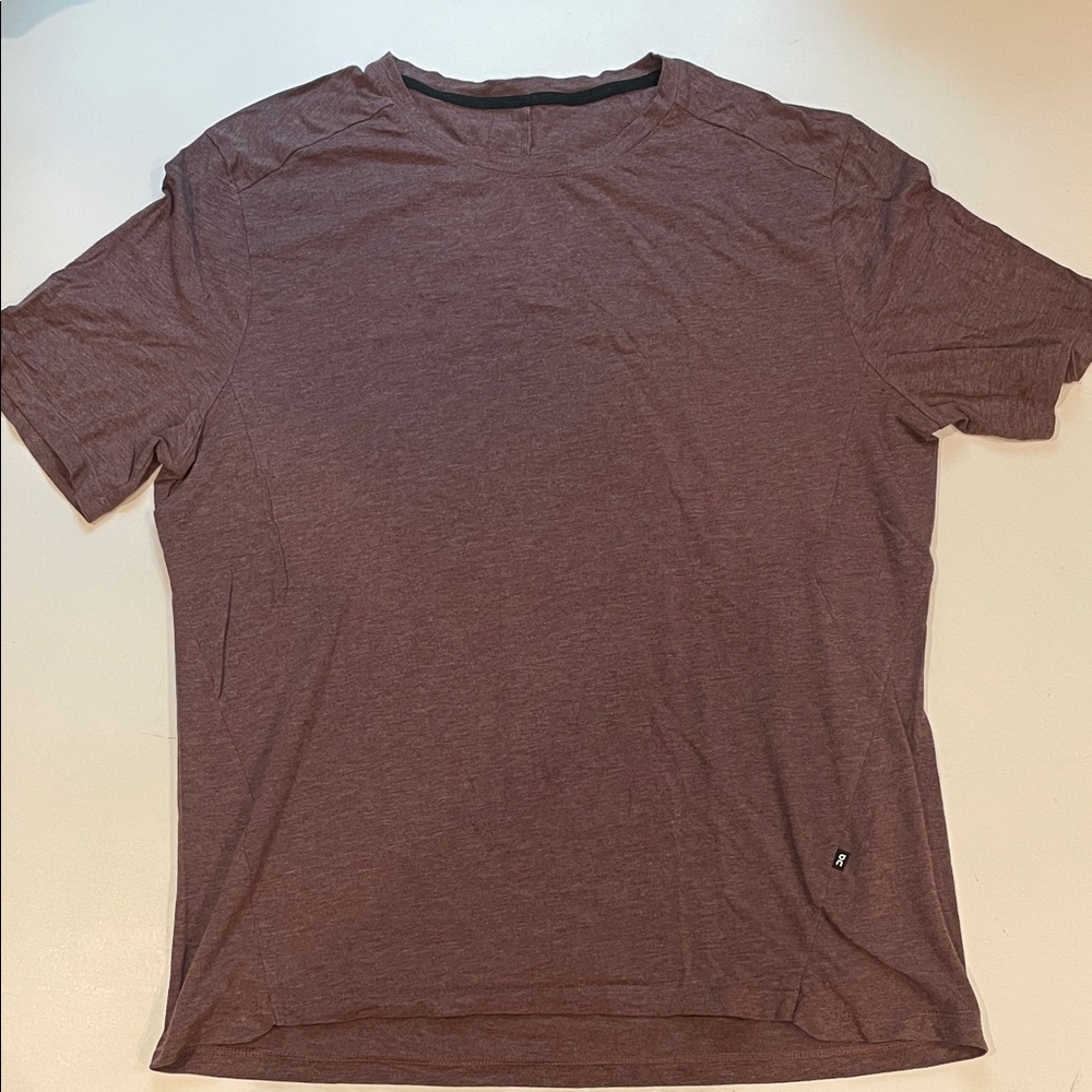 Men’s ON Running - Active T - XL - Heathered Maroon